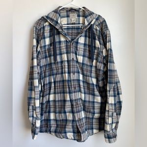 Men’s LL Bean Hooded Flannel